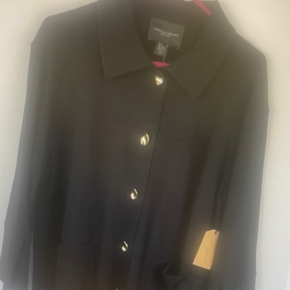 NWT Chilristian Siriano Ponte Swing Jacket Plus Size womens size 1X New